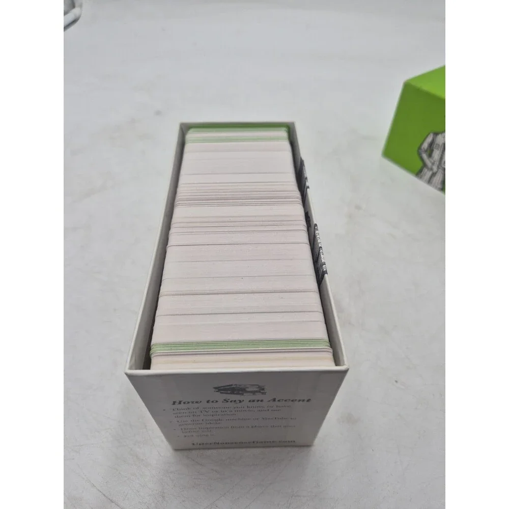2018 PlayMonster Utter Nonsense Family Edition Card Game The Hilarious Accent